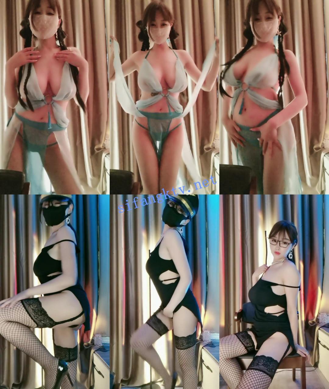☸舞蹈系G乳女神 蒙娜丽莎 绝美扇子舞电光舞 大奶甩出! 图 09