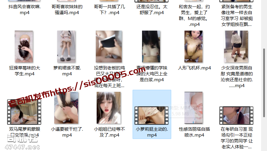 搜集整理的推特微博性感美狗 撸管必备【26V/1.16G】夸克/百度
