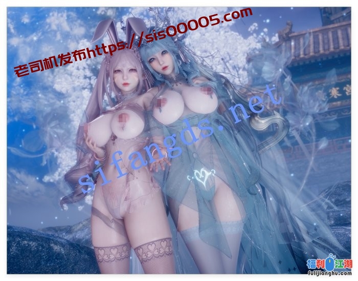 ❤️【Elarbaby】42期：嫦娥~玉兔浓厚双飞阿黑颜(剧情中字) [某房原版]【4.3G】
