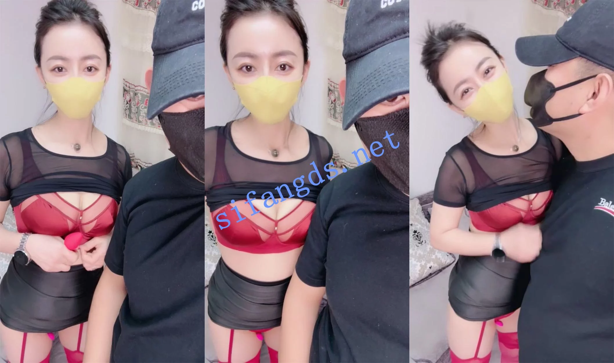 极品美乳御姐~ 晴晴是我 邀炮友助阵 吃鸡 舔屄 无套猛干~ 图 01