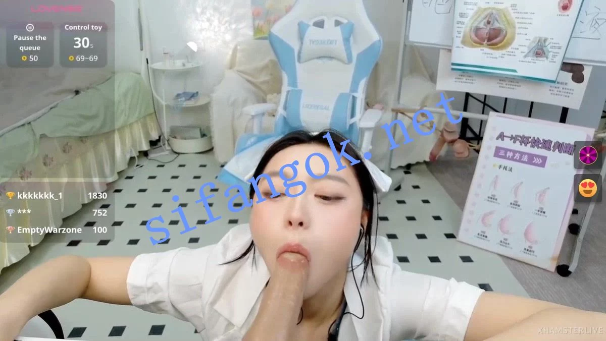 ❤❤❤ST阴道老师讲解~Stripchat cosplay_LiLi 巴氏腺液~分泌物 图 23