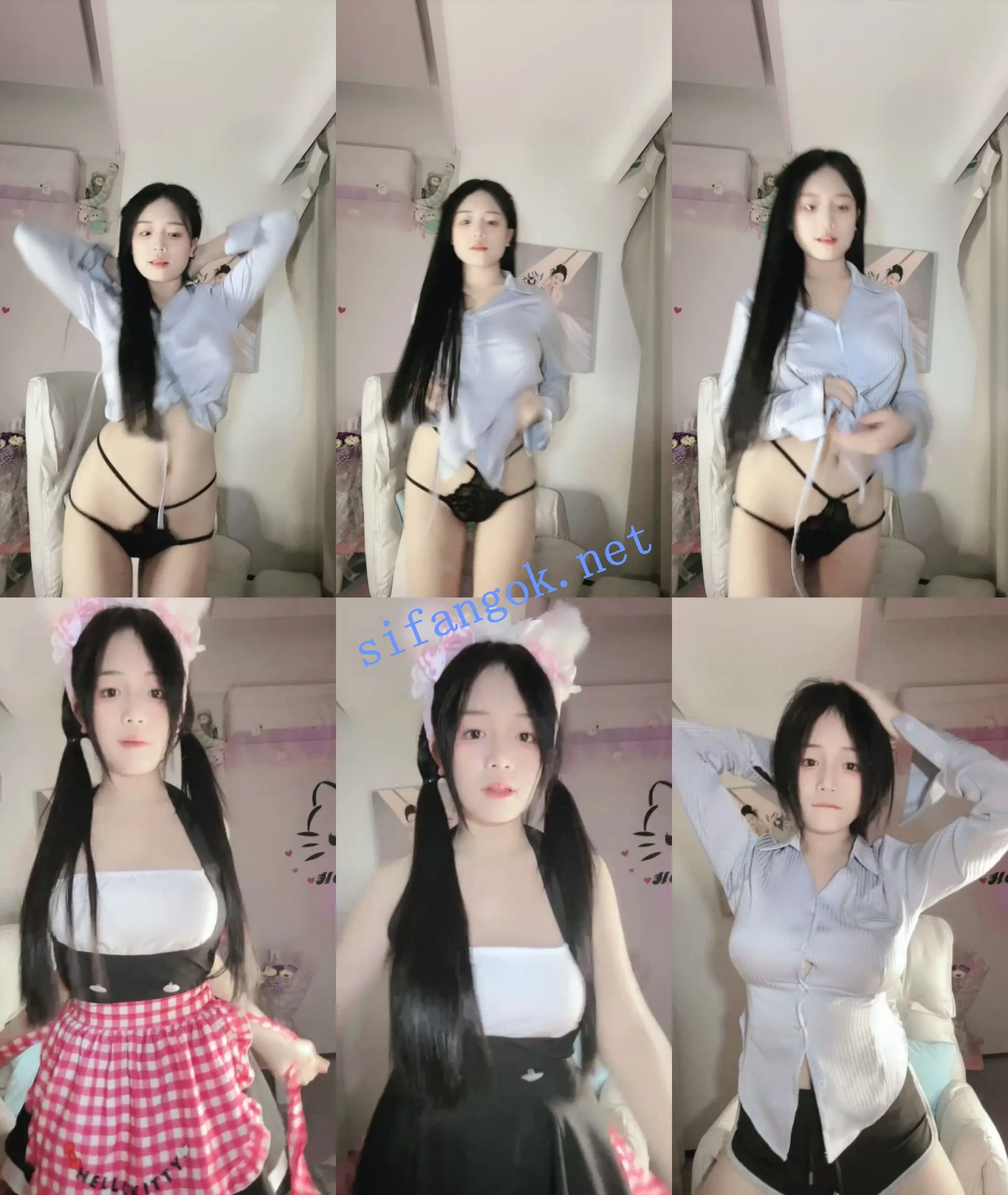 ~巨乳学生妹~ 危险纯欲体 奶子好大啊~全裸~骚舞~道具自慰 图 04