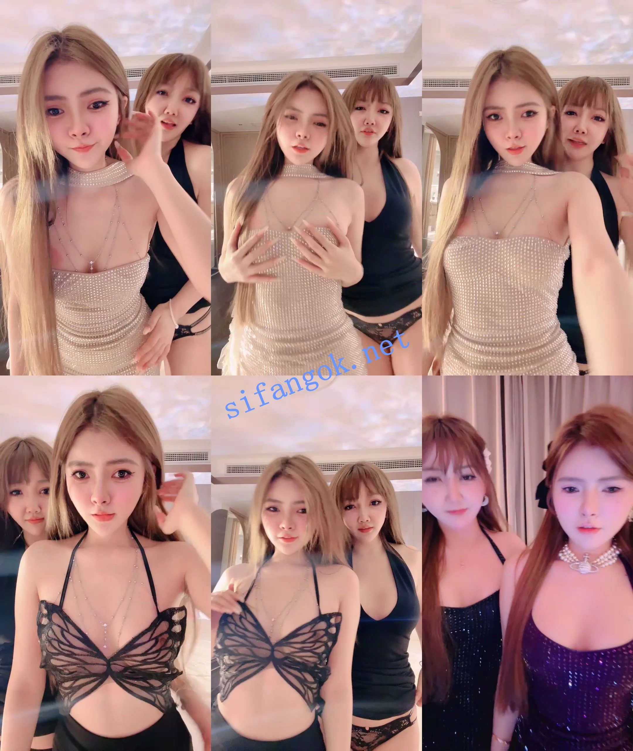 ☑️新人!双女神下海~美到炸裂~ 青春两姐妹 100%秒射~! 图 01