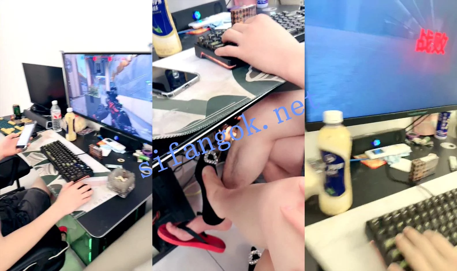 ⚡ 07清纯美少女 小骚货勾引玩游戏的男友~被射满一脸~ 图 01
