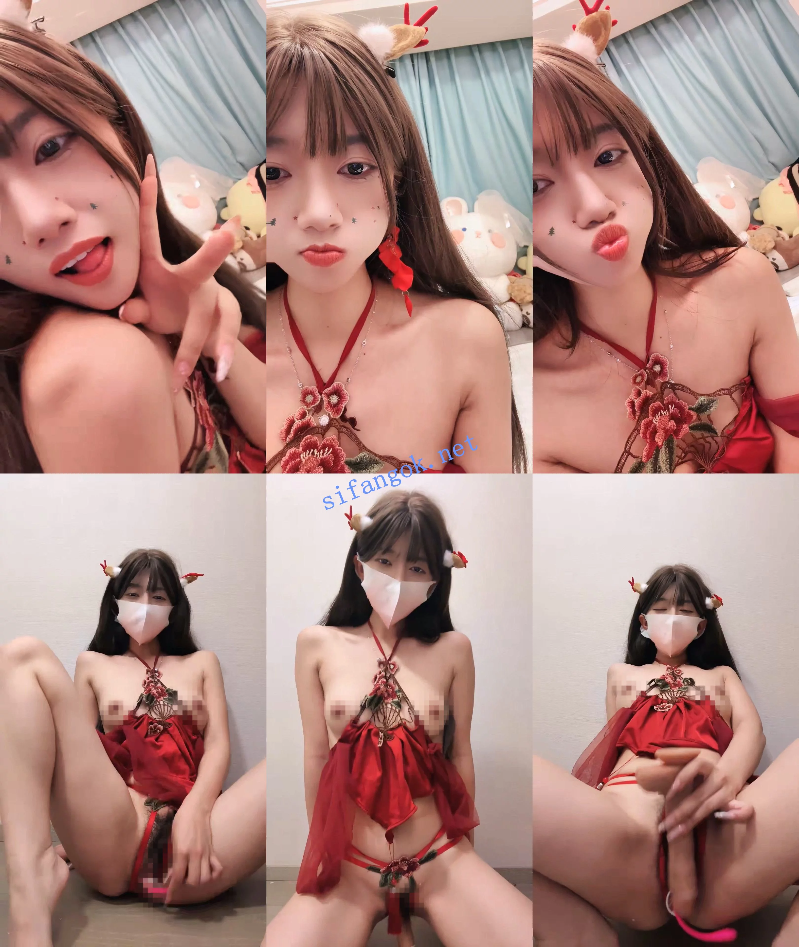 ♆♆ 小鹿大秀 舞蹈校花~性感裸舞~跳蛋道具~高潮流白浆9 图 01