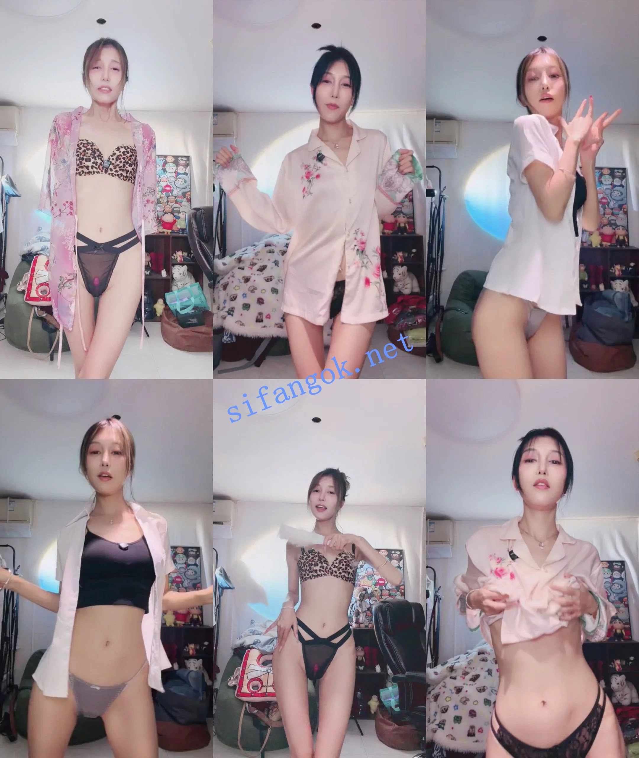 ♆ 尾巴吖 嫩模美女~骨瘦如柴~裸舞~跳蛋塞逼自慰~刺激! 图 02