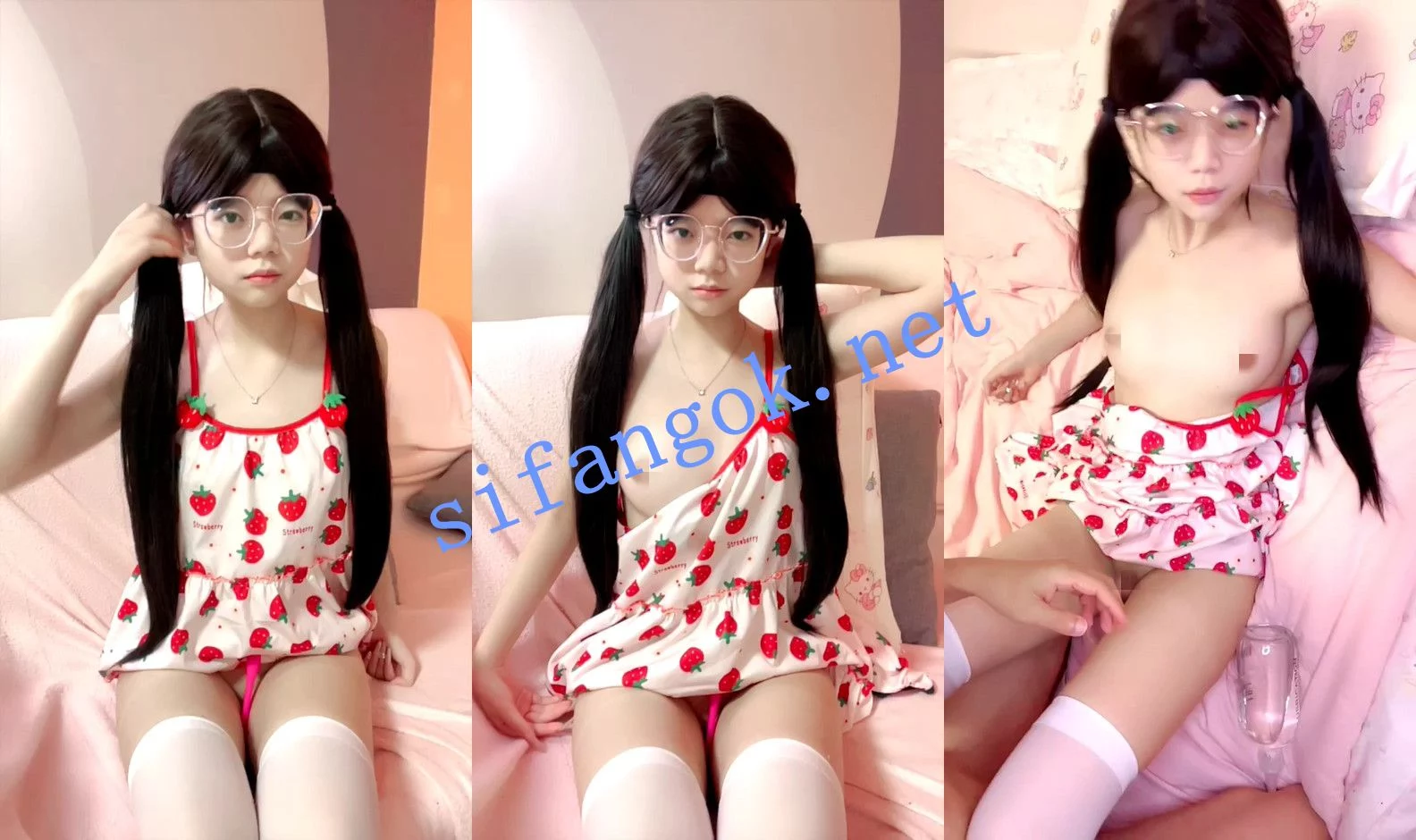 ⚡ 核弹! 甜心草莓酱 双马尾小女孩被当成肉便器! 图 07