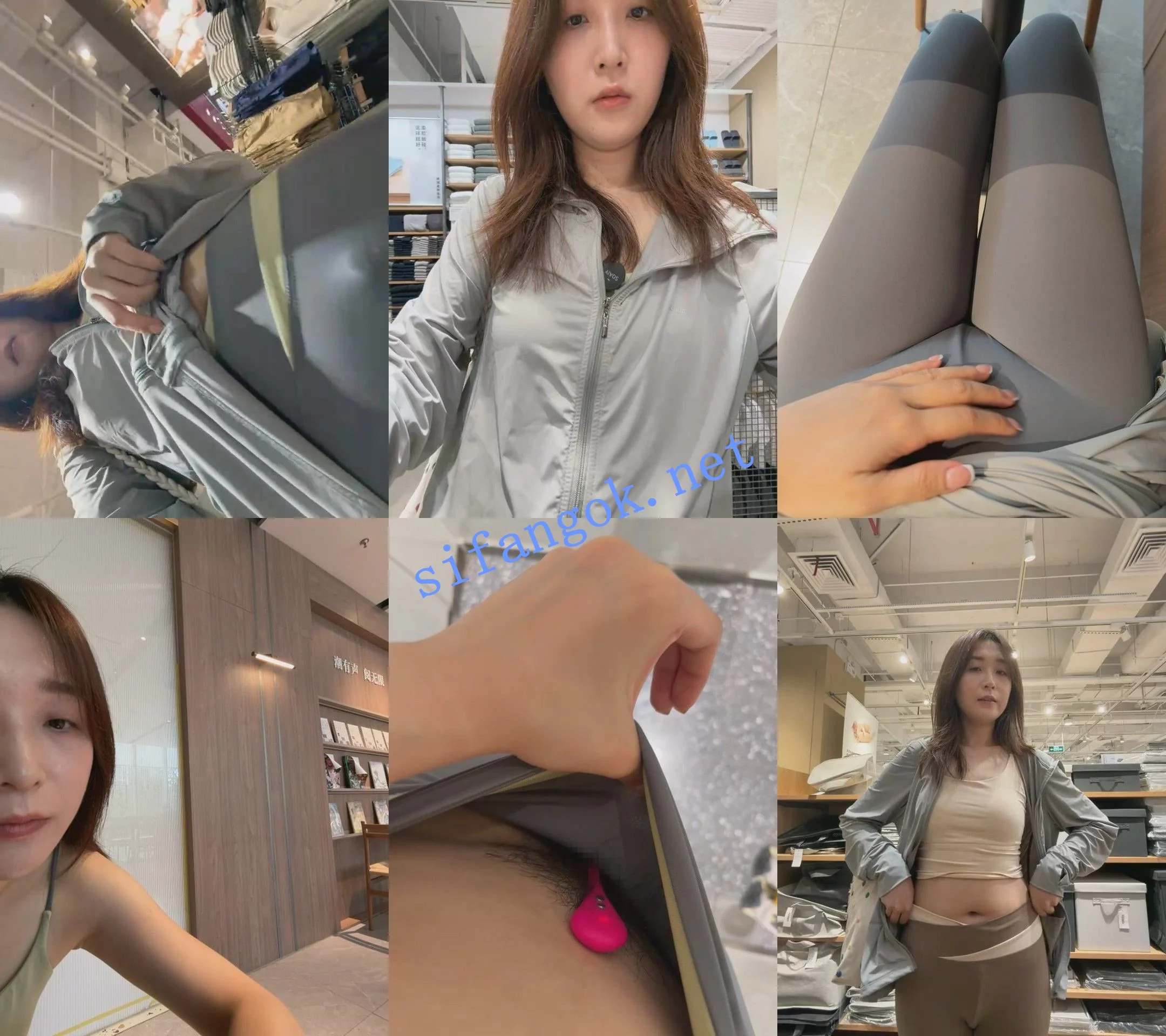 ♆ 【KK-328 】气质御姐! 阳台~健身房惊险露出~自慰!