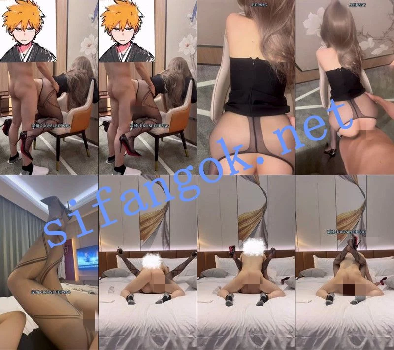 深情小K- 10.2黑丝袜女神被插的双脚乱动条纹黑丝高跟包臀 图 02