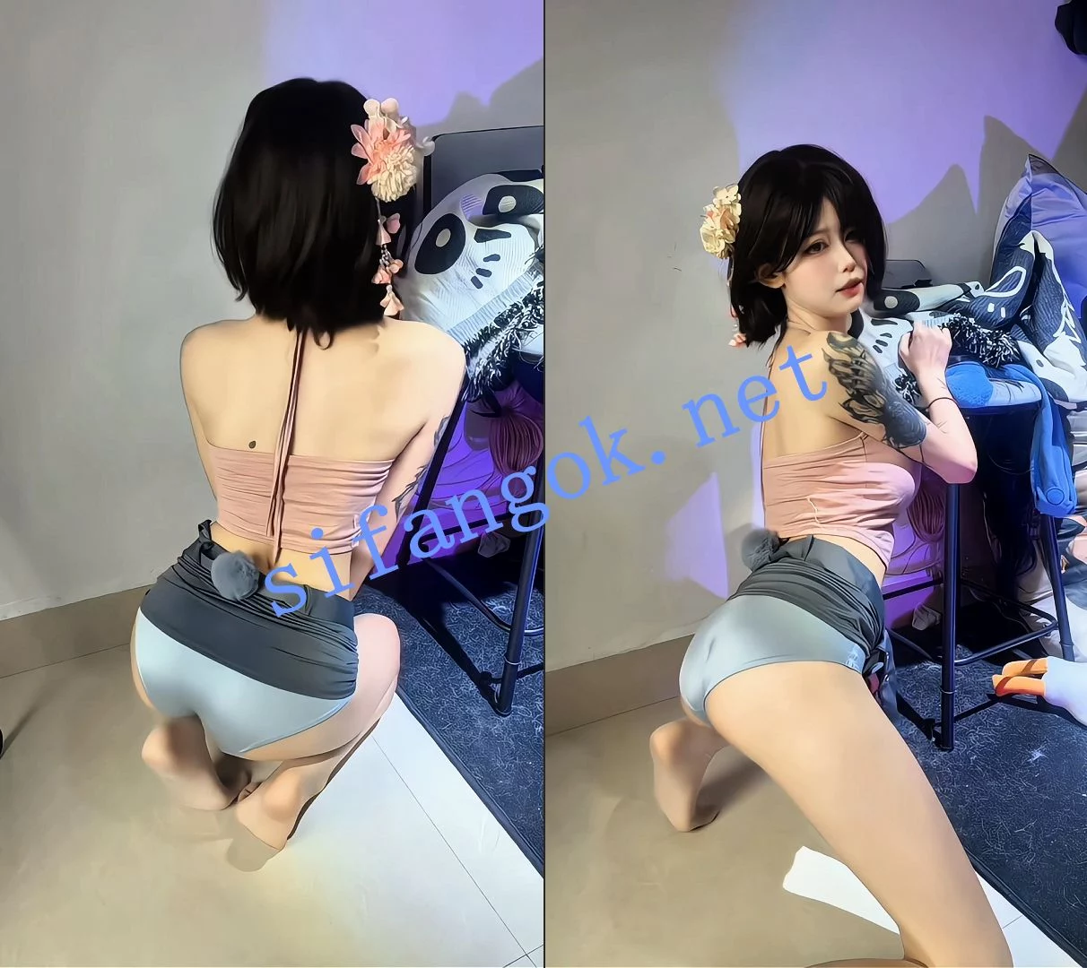 抖音 小哭包不哭 200万粉大网红 青春小美女情趣骚舞13V 图 13