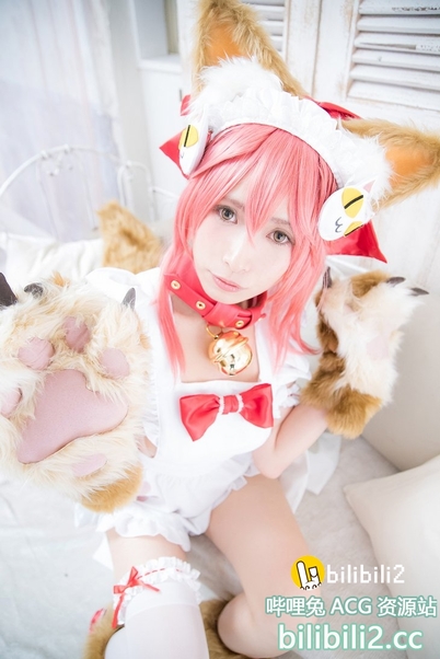 [Cosplay] Tail, maid, and rice omelette【157P/112M】