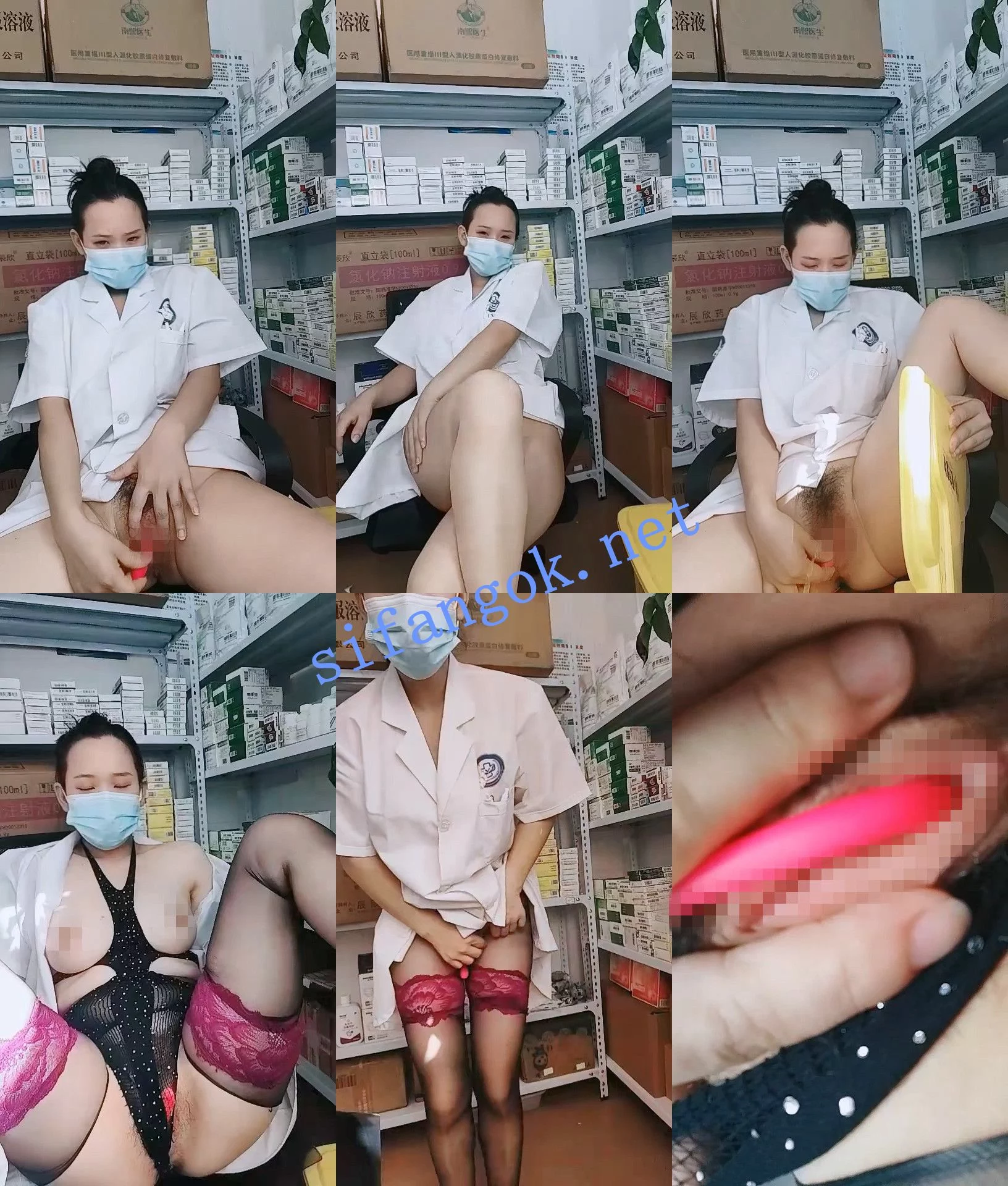 ♆♆ 湾湾 医院药库~! 偷播~巨乳肥臀~跳弹狂震~爽到不行12 图 05