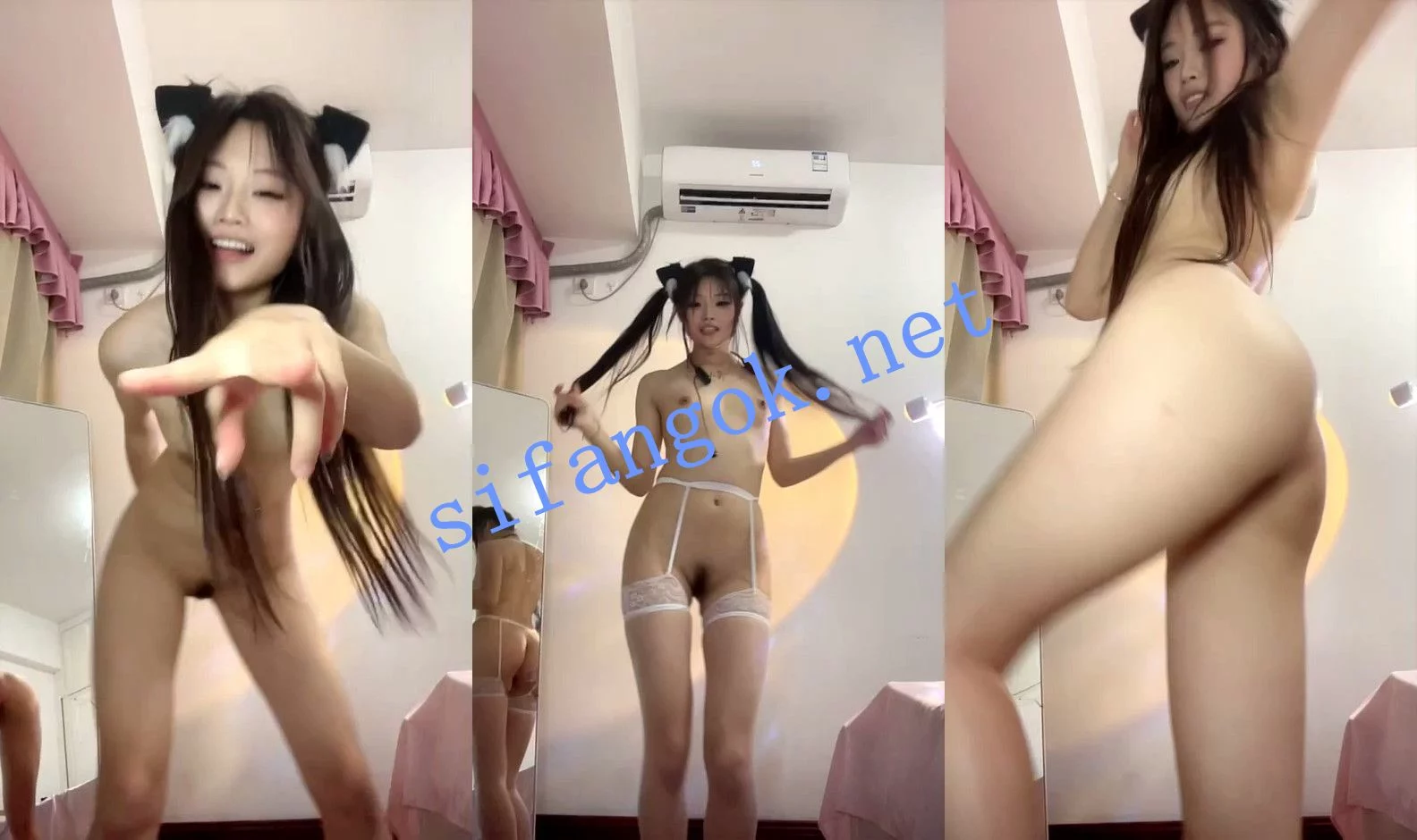 ⚡ 核弹! 梦见梦醒梦有你 学生妹脱衣舞精彩一字马 图 06